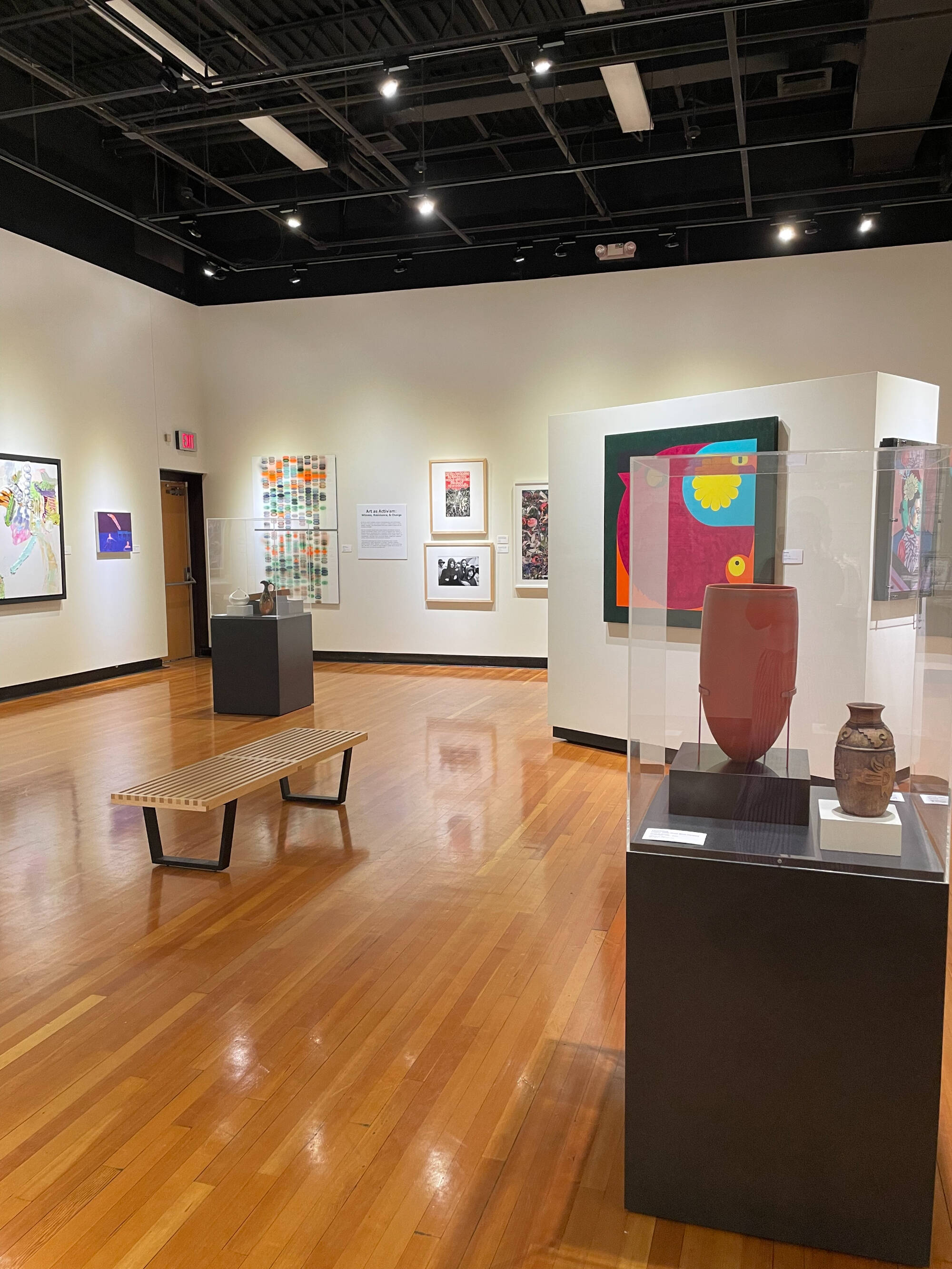 Inside the Margin to Mainstream exhibition.